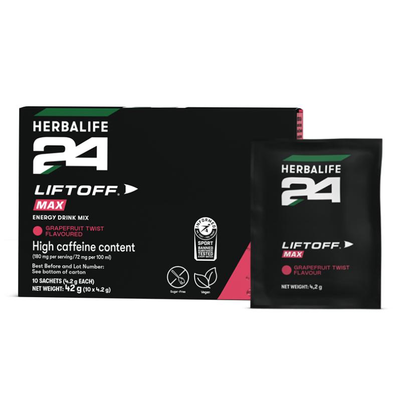H24 LiftOff Max Grapefruit Twist Flavoured 4.2g x 10 packets per carton